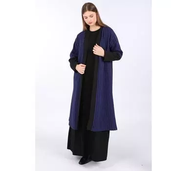 Женское платье большого размера Кардиган Костюм Saxe Blue