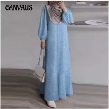 Женское платье большого размера с принтом свободного покроя, новое осеннее S белый