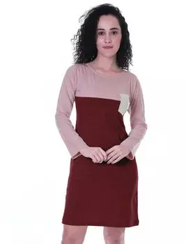 Женское платье-футболка Moomaya с длинными рукавами и накладными карманами, летние платья с пайетками 3X-Large красный