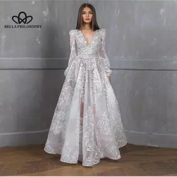 Женское платье из бисера, новое кружевное свадебное платье с вышивкой, банкетное платье, длинное платье в коктейльном стиле S белый