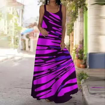 Женское платье-комбинация, длинное платье, платье с принтом граффити, весна и лето, V-образный вырез, для отдыха и отпуска XS зелёный