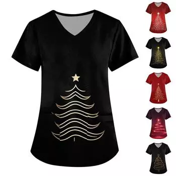 Женское платье Lady Care, топ с рождественским принтом XL винный