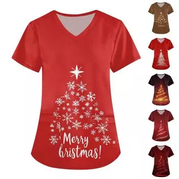 Женское платье Lady Care, топ с рождественским принтом XL