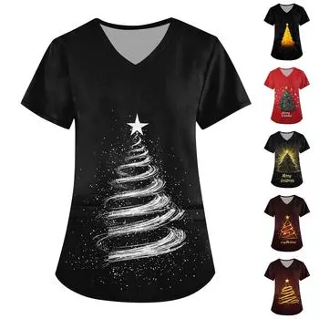 Женское платье Lady Care, топ с рождественским принтом XXXL коричневый