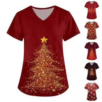 Женское платье Lady Care, топ с рождественским принтом XXXL розовый