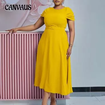 Женское платье, летняя мода, темперамент, элегантное платье с коротким рукавом, нерегулярные платья больших размеров S красный