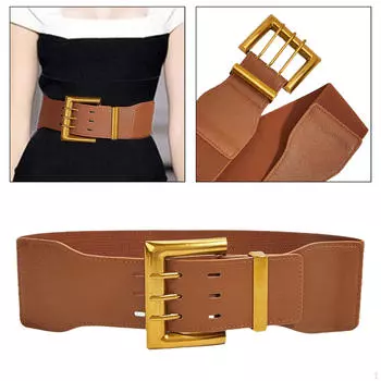 Женское платье-пальто с широким эластичным поясом, однотонное, элегантное, с кушаком