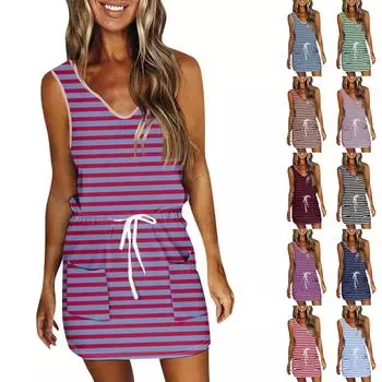 Женское платье принцессы, сексуальное плиссированное платье с коротким рукавом и v-образным вырезом на талии L чёрный