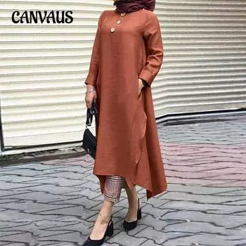 Женское платье-пуловер большого размера, осеннее, винтажное, свободное S бордовый