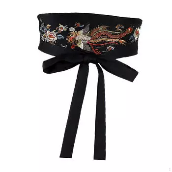 Женское платье с широким поясом, универсальное японское кимоно для вечеринки, китайская одежда