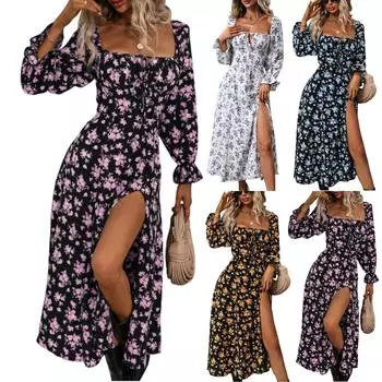 Женское платье с V-образным вырезом, открытыми плечами, эластичная плиссированная юбка, повседневное платье со складками S золотой