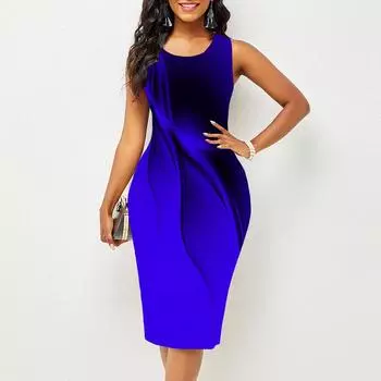 Женское платье Sling Summer Ослепительные платья с принтом Dopamine, облегающие, без рукавов, облегающие, сексуальные, модные, верхняя одежда XS фиолетовый