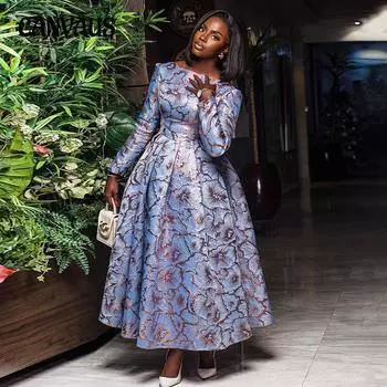 Женское платье Весенне-осеннее темпераментное плиссированное платье трапециевидной формы с круглым вырезом, длинными рукавами и талией средней длины S фиолетовый