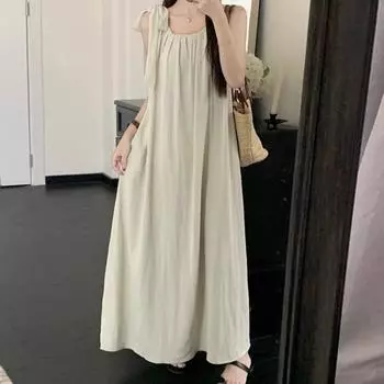 Женское платье в стиле ретро во французском стиле с открытой спиной и рукавами, со шнуровкой и бантом S абрикосовый