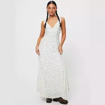 Женское платье весна-лето с контрастным цветным принтом и глубоким V-образным вырезом, длинное, с открытой спиной, на шнуровке S ярко-розовый