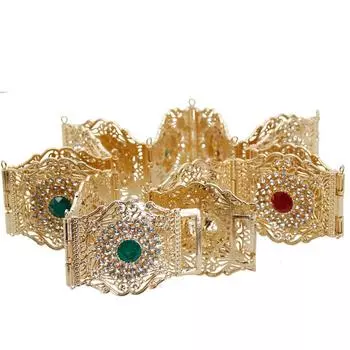 Женское платье золотого цвета, пояс для невесты, свадебные украшения, кристальная цепочка на талию, регулировка длины серебряный