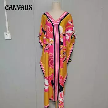 Женское пляжное платье с принтом, праздничное пляжное платье, накидка на бикини, купальник, рубашка от солнца One Size