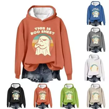 Женское плюшевое теплое пальто с принтом, флисовый свитер, повседневное пальто, свитер с карманами, осенне-зимнее пальто XXL зелёный