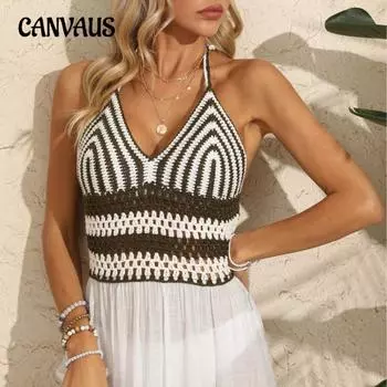 Женское полосатое контрастное платье-бикини с крючками для рук в стиле пэчворк one size белый