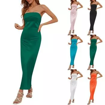 Женское повседневное длинное платье с принтом. Пляжное платье. Платье для свадебного гостя. Женское платье. L