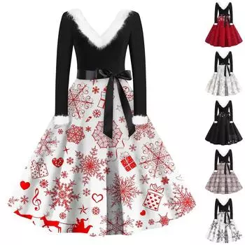 Женское повседневное и модное платье на молнии с длинными рукавами и v-образным вырезом в тон S золотой