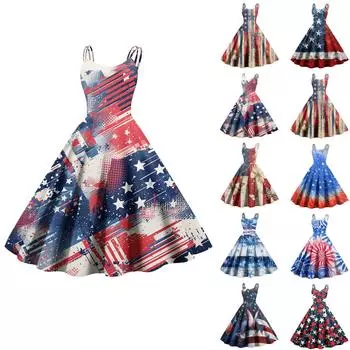 Женское повседневное модное платье с принтом в стиле ретро с открытыми плечами в стиле панк в стиле ретро M