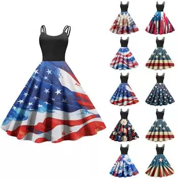 Женское повседневное модное платье с принтом в стиле ретро с открытыми плечами в стиле панк в стиле ретро XXL