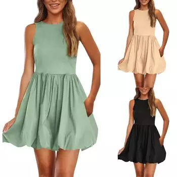 Женское повседневное однотонное модное сексуальное платье элегантное дорожка M чёрный