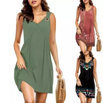 Женское повседневное однотонное модное сексуальное платье элегантное дорожка M хаки