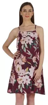 Женское повседневное платье на бретелях с принтом Bimba, короткое летнее платье, сарафан 3XL темно-пурпурный