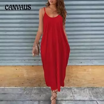 Женское повседневное платье Платье-комбинация S чёрный