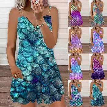 Женское повседневное сексуальное свободное модное платье на молнии с v-образным вырезом и открытыми плечами S синий