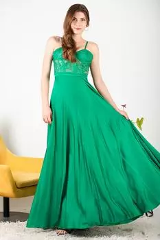 Женское прозрачное вечернее платье