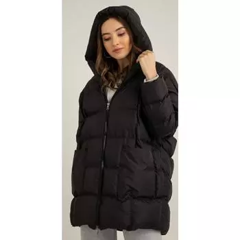 Женское пуховое пальто оверсайз