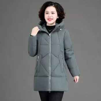 Женское пушистое теплое пальто с капюшоном большого размера теплое пальто зимнее утолщенное теплое пальто с капюшоном XS
