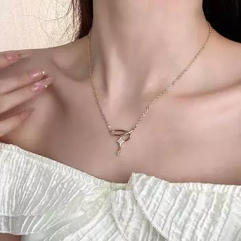 Женское роскошное бриллиантовое колье с кисточками в виде космической звезды — элитные украшения для ключицы, уникальный летний дизайн Cosmic Star Necklace серебряный