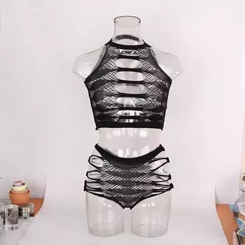 Женское сексуальное аниме-косплей нижнее белье китайское платье-чонсам с высоким разрезом облегающая ночная рубашка ципао нарядное платье-бэбидолл as the picture