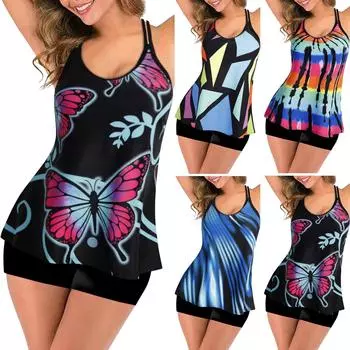 Женское сексуальное бикини с двумя бретелями и подушечками на груди без стального бюстгальтера, купальник M чёрный