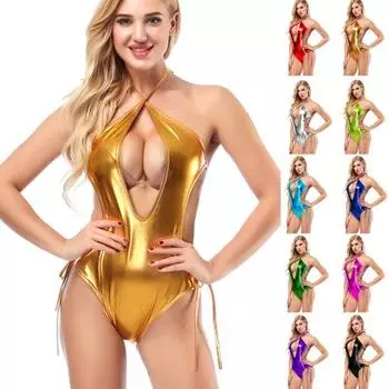 Женское сексуальное цельное прозрачное нижнее белье с открытой спиной, ночная рубашка, боди