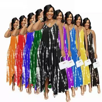 Женское сексуальное длинное платье с открытым подолом и широким воротником с карманом и принтом L чёрный