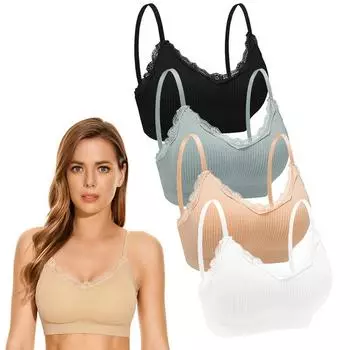 Женское сексуальное кружевное нижнее белье, бюстгальтер пуш-ап, красивый полосатый топ сзади One size белый