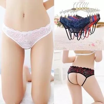 Сексуальные кружевные трусики с низкой талией