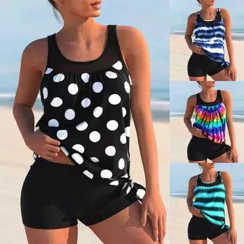 Женское сексуальное модное бикини с подушечками на груди без стального бюстгальтера, купальник XL чёрный