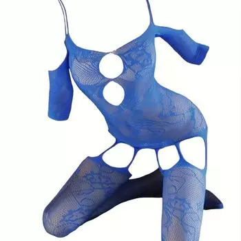 Женское сексуальное нижнее белье больших размеров, боди-чулки, сетчатый жаккардовый комбинезон с открытыми плечами и вырезом, прозрачный комбинезон One-size