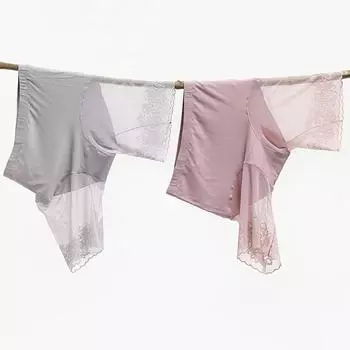 Женское сексуальное нижнее белье до бедра, защитные брюки, шорты, кружево под юбкой, против натирания M абрикосовый