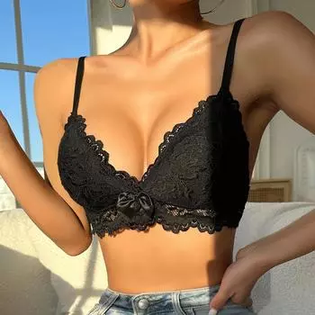 Женское сексуальное нижнее белье, топ, бюстгальтеры, новый бюстгальтер с v-образным вырезом и открытой спиной, бабочка на подтяжках, женское нижнее белье с эффектом пуш-ап S белый