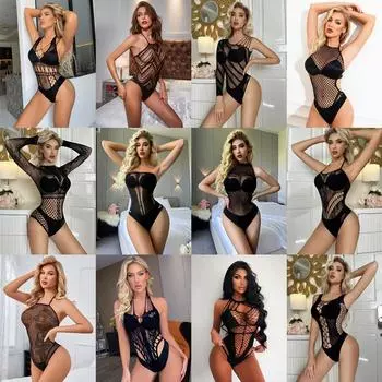 Женское сексуальное ночное белье, обтягивающие костюмы для нижнего белья, самый сексуальный женский боди, одежда для вечеринок в ночном клубе, эротический прозрачный комбинезон XXS