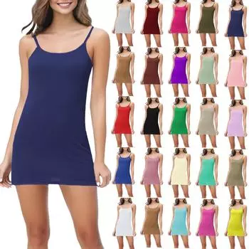 Женское сексуальное платье с U-образным вырезом и юбкой-пачком L армия зеленый