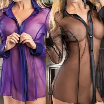 Женское сексуальное прозрачное клубное белье, стриптизерша с длинными рукавами, нижнее белье, Gargets S