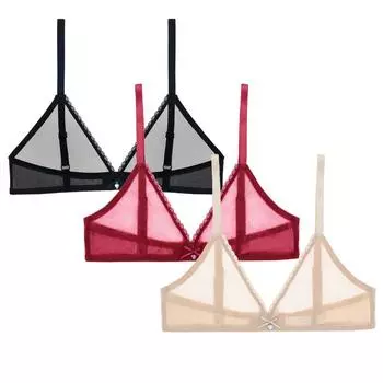 Женское сексуальное прозрачное нижнее белье Varsbaby, прозрачные бюстгальтеры без косточек